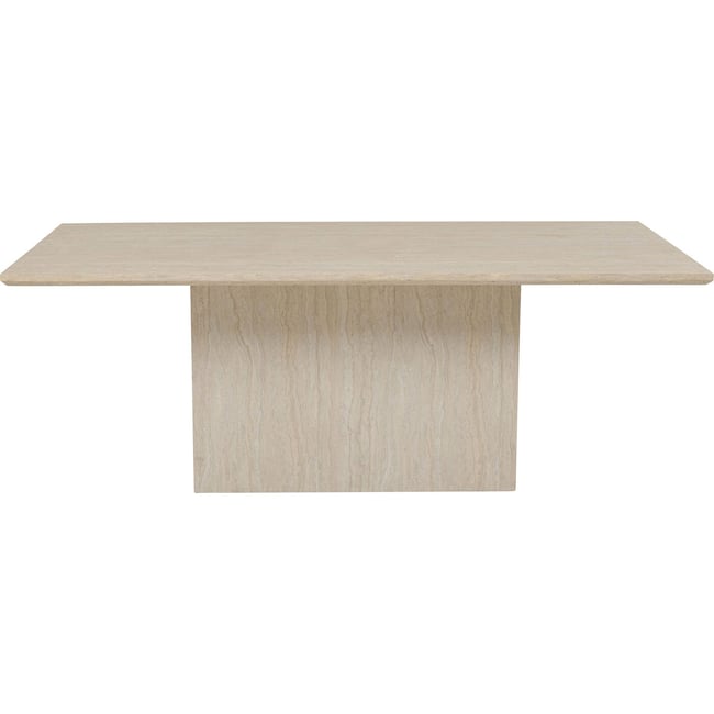 Table imitation pierre, TRAVERTINO Couleur beige <span itemprop=