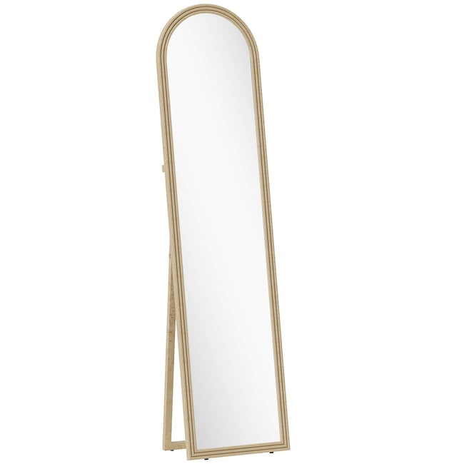 Miroir en pied PS Beige Couleur beige <span itemprop=