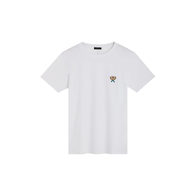 TSHIRT PATCH PADEL noir <span itemprop=