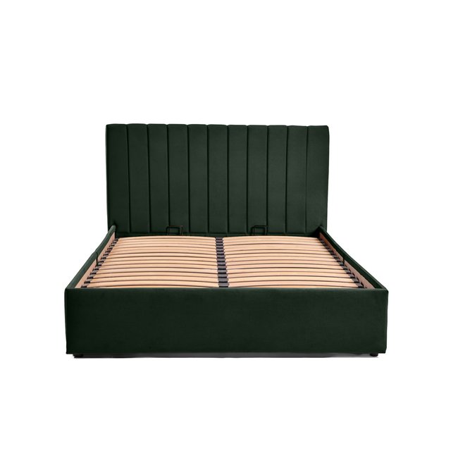Lit coffre - KLIMT Couleur vert <span itemprop=