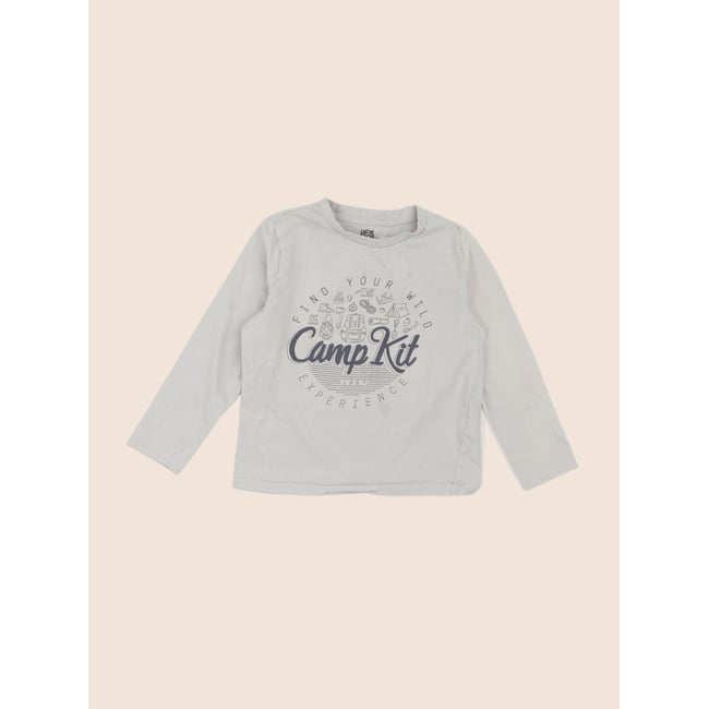 Tee-shirt - Bon état beige <span itemprop=