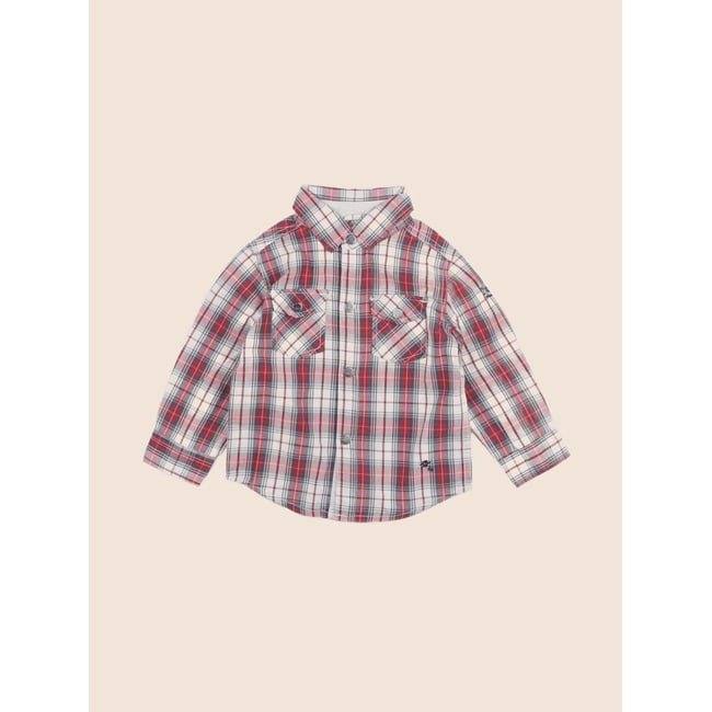 Chemise - Très bon état rouge <span itemprop=