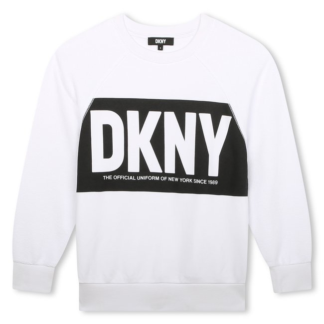 Sweat-shirt unisexe blanc <span itemprop=