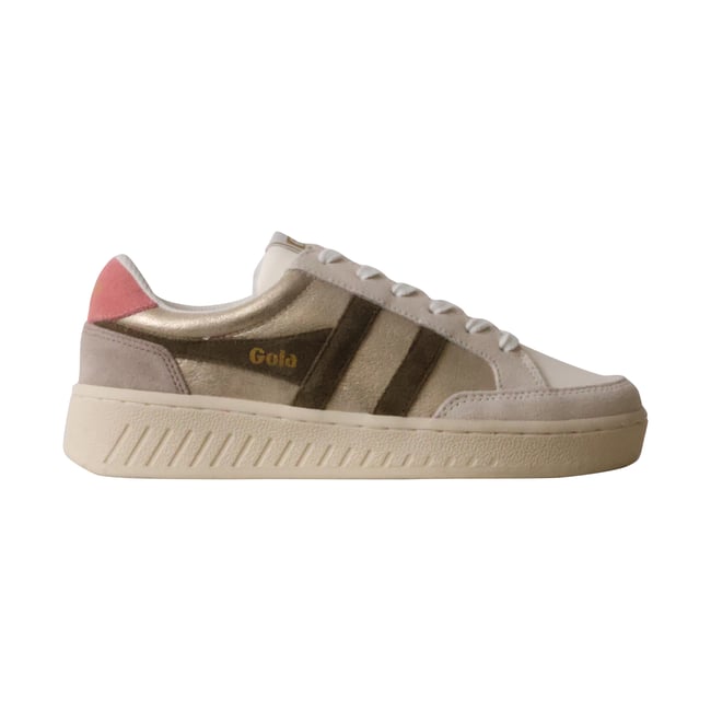 Baskets Superslam Blaze or/kaki/rose corail <span itemprop=