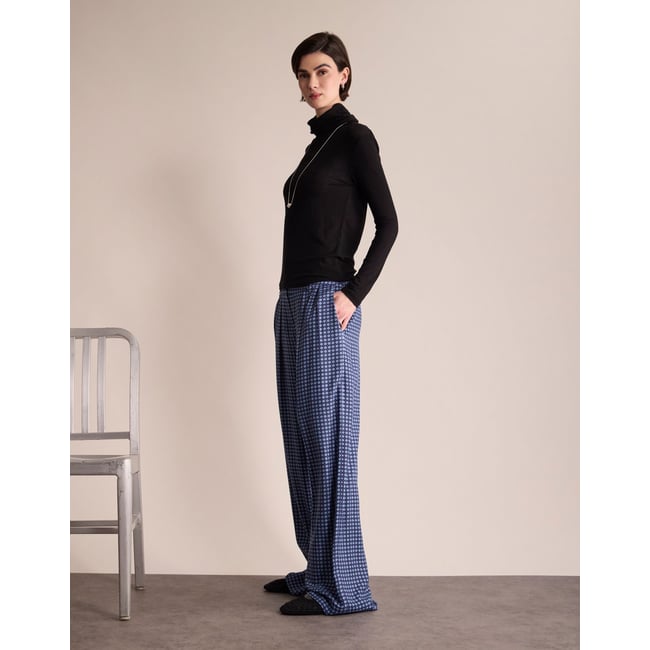 Pantalon Luciano bleu <span itemprop=