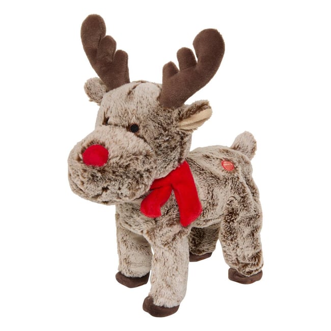 Article de Noël Renne Qui Marche 1 LED Couleur marron <span itemprop=