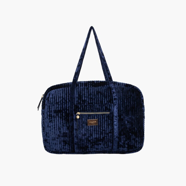 Sac week-end  Tenessy bleu,doré <span itemprop=