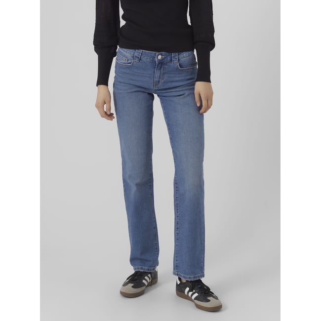 Jean Poches Avant Arrière ONLY ONLLUMI Mom Fit - Coupe Droite Taille Moyenne - Bleu Denim - 80% Coton, 20% Coton Recyclé Jeans Femme Jean Poches Avant Arrière ONLY ONLLUMI Mom Fit - Coupe Droite Taille Moyenne - Bleu Denim - 80% Coton, 20% Coton Recyclé Jeans Femme