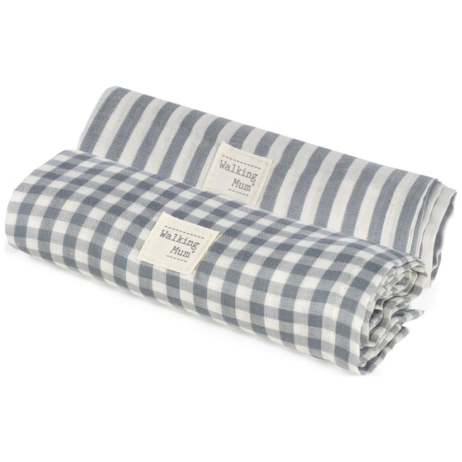 Lot de 2 langes vert <span itemprop=