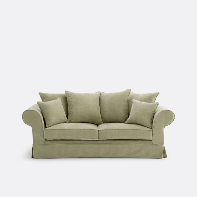 Canapé 2, 3, ou 4 places, déhoussable, en polyester chiné, ADELIA - LA REDOUTE INTERIEURS