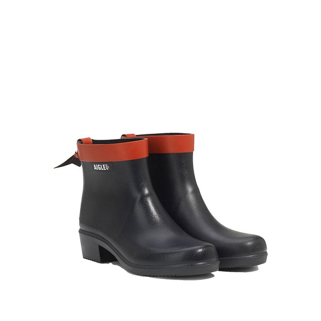 Bottines basses de pluie Myrica Bottil bleu marine <span itemprop=