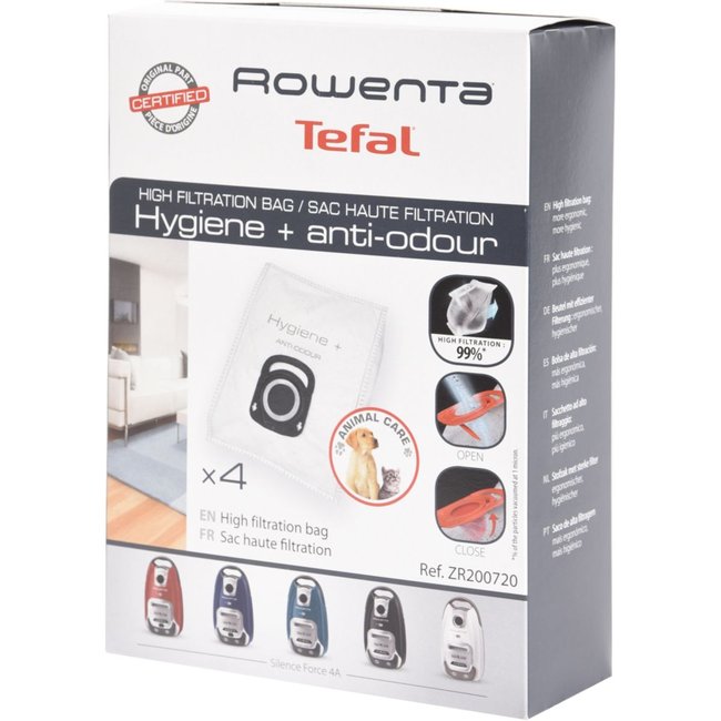 Sac aspirateur ZR200720 Hygiène + anti odeur - ROWENTA