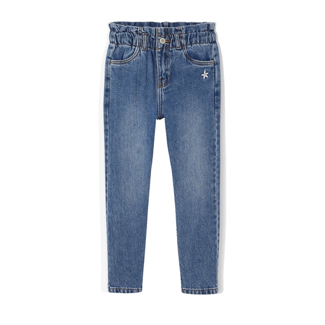 Pantalon paperbag - VERTBAUDET