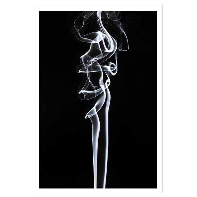 Poster white smoke sensual - HEXOA