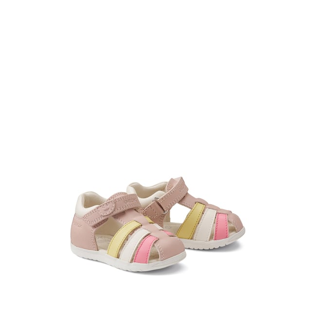 Baskets premiers pas b sandal macchia caramel/bleu marine Geox | La Redoute
