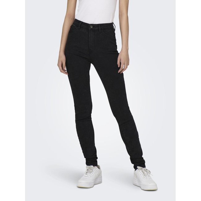 ONLROSE Taille haute Skinny Fit Jeans Jean skinny washed black <span itemprop=