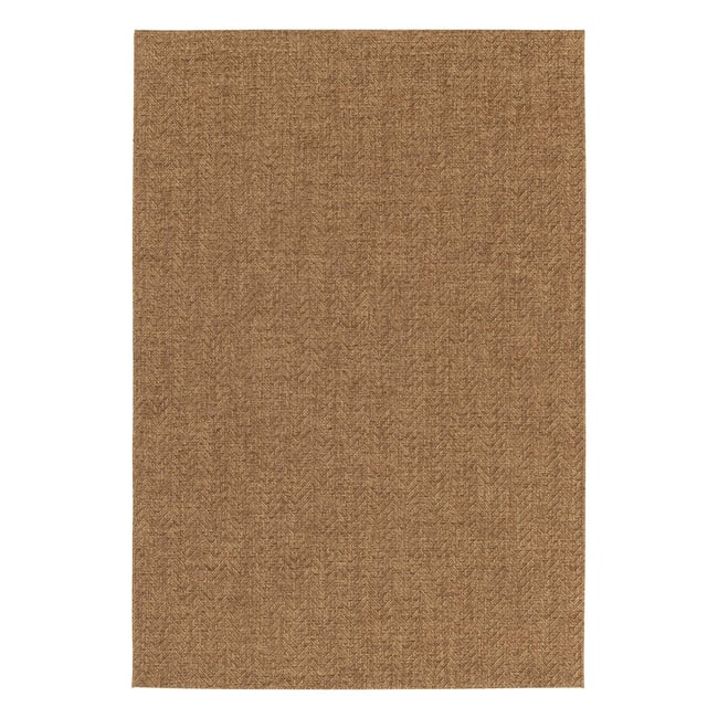 Tapis intérieur rectangulaire  OLIVER Couleur effet jute coloris caramel <span itemprop=