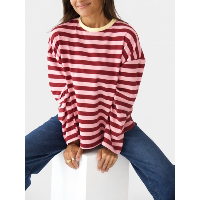T-shirt rayé manches longues NÚRIA - MINDTRAVELER