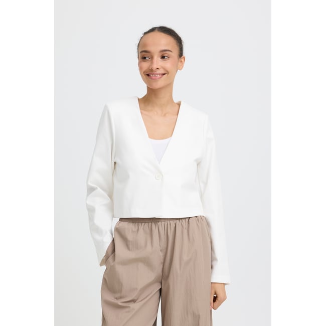Veste blanc marshmallow <span itemprop=