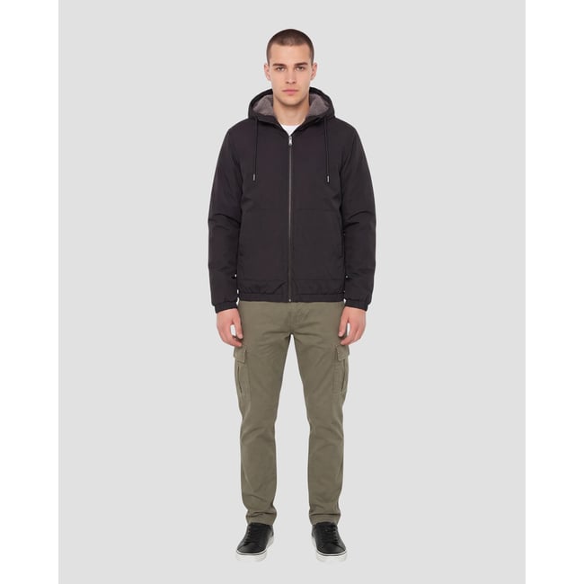 Blouson à capuche doublé sherpa - SCHOTT