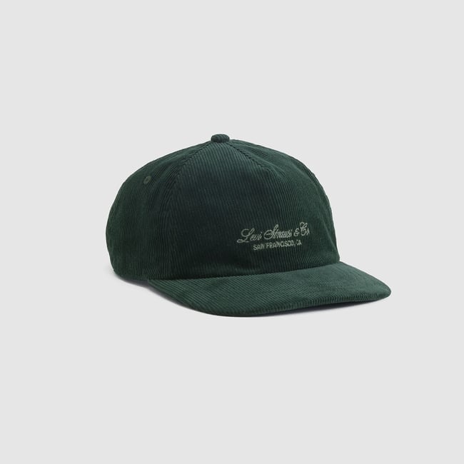 Casquette en velours Lakeshore Trucker vert <span itemprop=