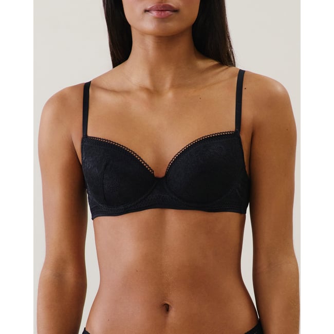 Soutien-gorge à coque fine en dentelle florale NEW REVOLTIZ - UNDIZ