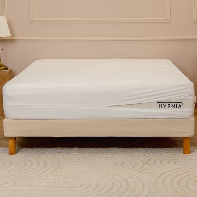 Housse intégrale matelas | Anti-punaises de lit Couleur blanc pur <span itemprop=