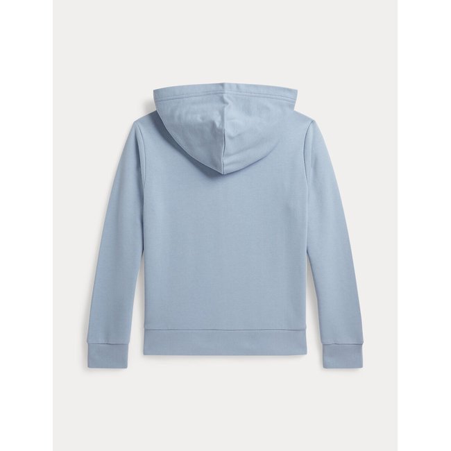 Fleece zip-up hoodie, blue, Polo Ralph Lauren | La Redoute