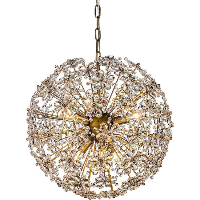 Suspension en cristal Cyntha Richmond Decoration Couleur bronze éclatant <span itemprop=