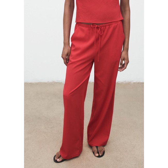 Pantalon droit cordon - MANGO