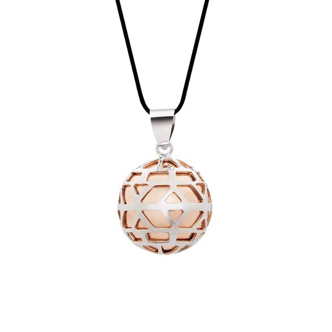 Bola de grossesse Eva Doré or rose fin Rhodium multicolore <span itemprop=