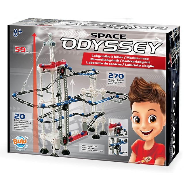 Circuit à billes Space Odyssey gris <span itemprop=