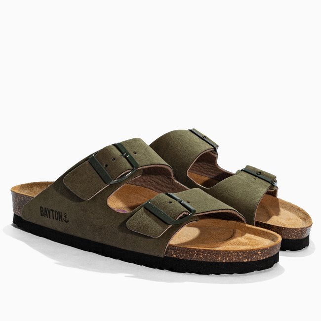 Sandales ATLAS pour femme khaki <span itemprop=