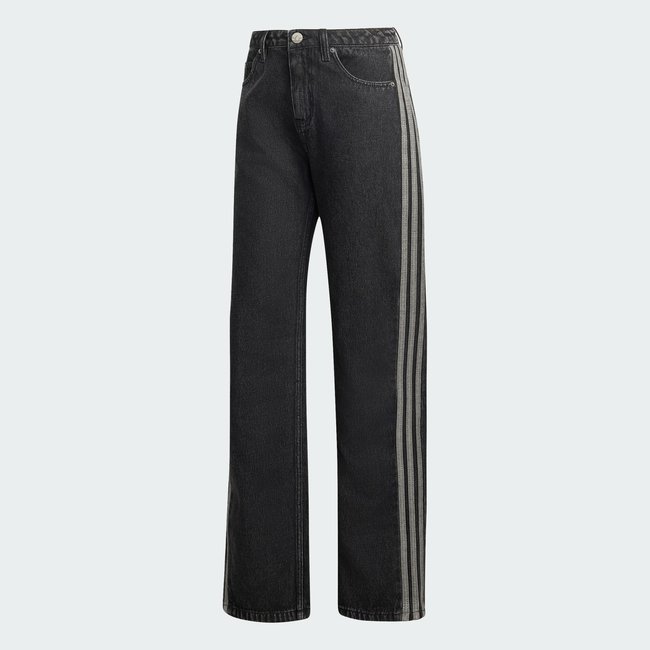 PANTALON DROIT DENIM TAILLE MI-HAUTE FIREBIRD true black denim <span itemprop=