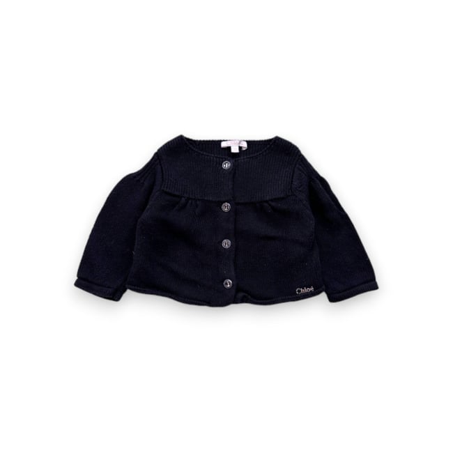 Cardigan Long Clayeux 100% Coton Gris - Taille 140 (fille 10 Ans) - Occasion Très Bon état