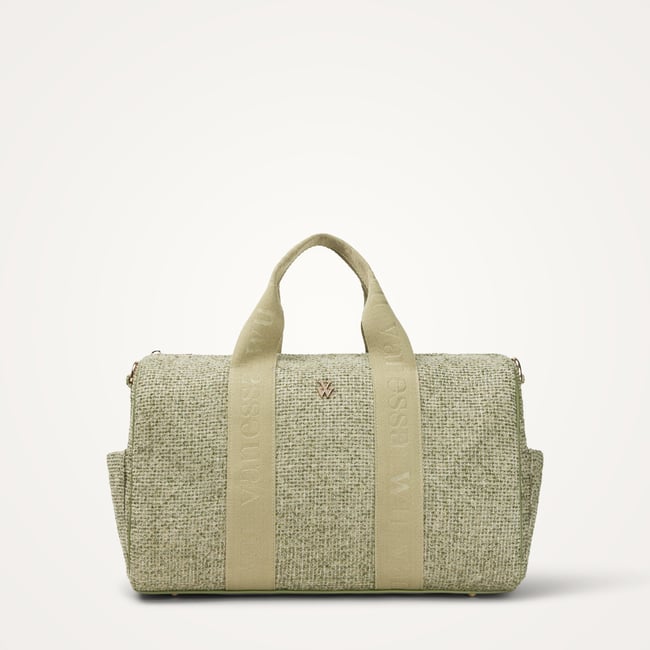 Sac week-end LAURE vert clair <span itemprop=