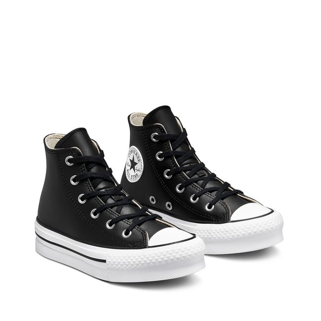Zapatillas de piel All Star Eva Lift Foundation Leather negro <span itemprop=