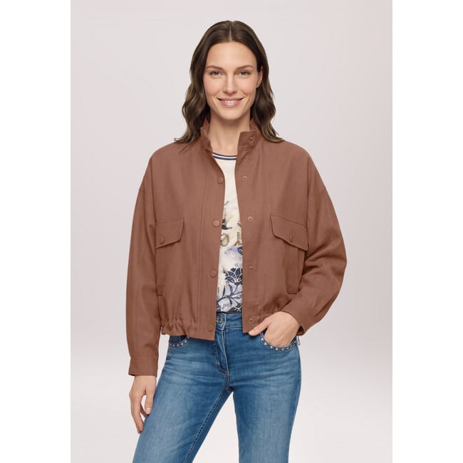 Blouson à manches longues dark coffee <span itemprop=