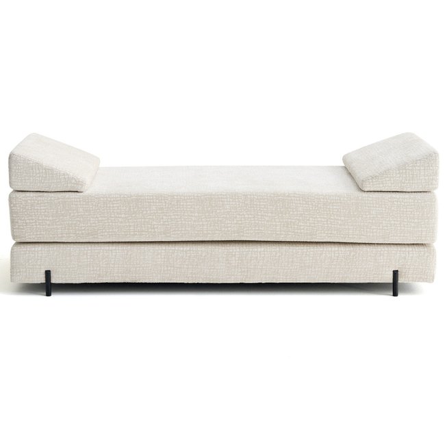 Canapé Convertible en Tissu velours relief 3 places - BRESCIA - LISA DESIGN