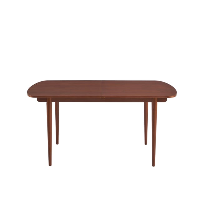 Table à manger extensible LEON Couleur noyer <span itemprop=