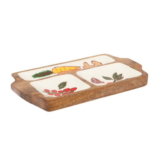 Plat apéritif Agathe 30,5x18,5 cm Couleur v002230 <span itemprop=
