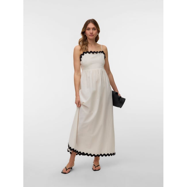 Robe longue à bretelles birch <span itemprop=