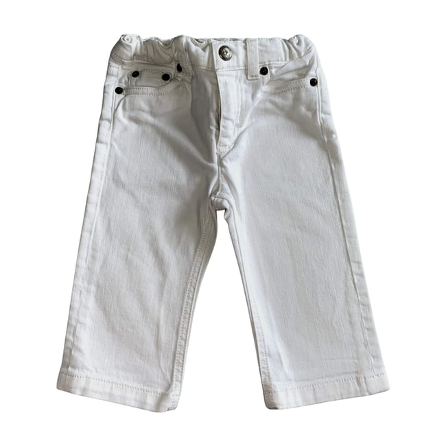 Pantalon bébé - Très bon état blanc <span itemprop=