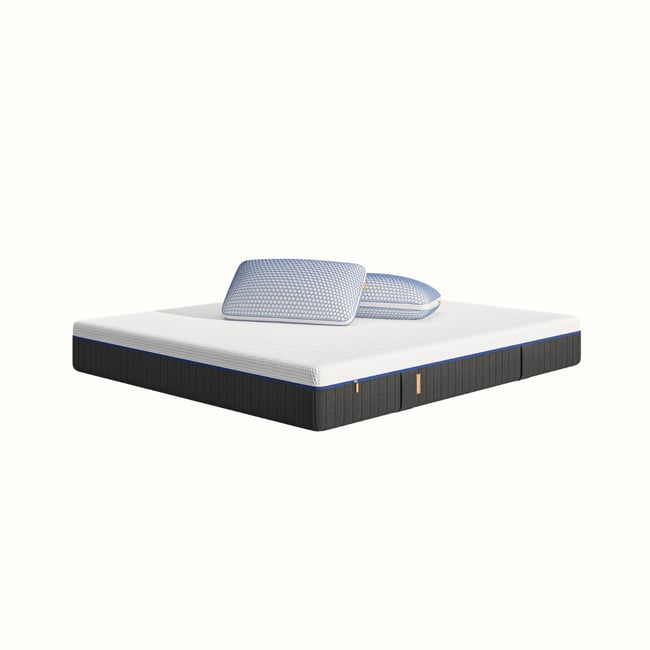Pack Matelas Original+ + Oreiller Original Confort Elite Couleur blanc/gris <span itemprop=