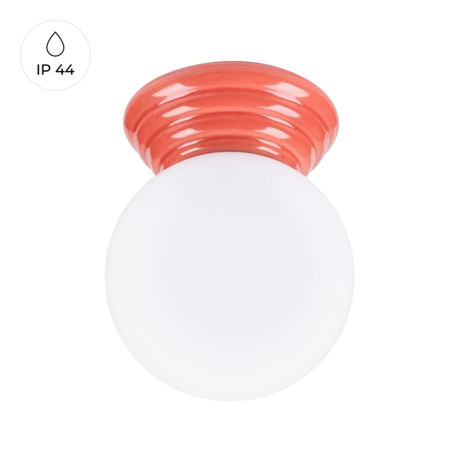 Plafonnier Céramique Pêche G9 1 Zori Couleur pêche <span itemprop=