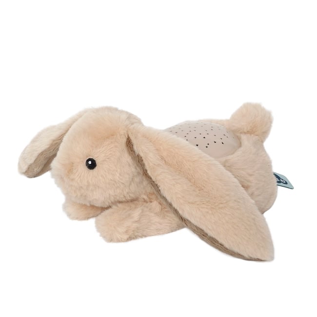Peluche projecteur d'étoiles Lapin beige <span itemprop=