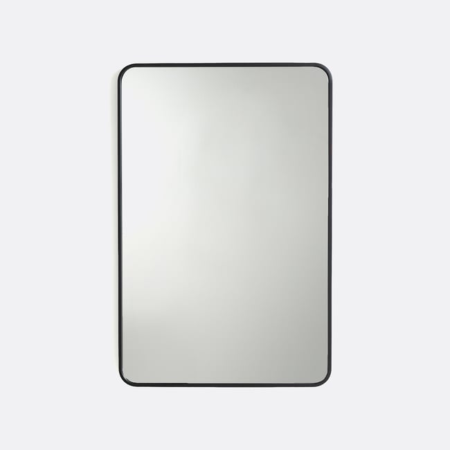 Miroir rectangulaire, en métal fer, largeur 60 x hauteur 90 cm, IODUS - LA REDOUTE INTERIEURS