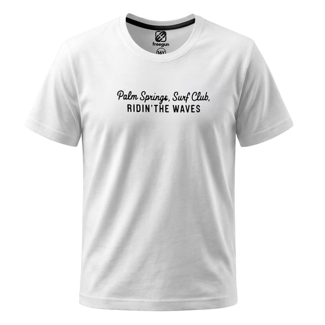 Tee Shirt en coton Club noir/blanc <span itemprop=