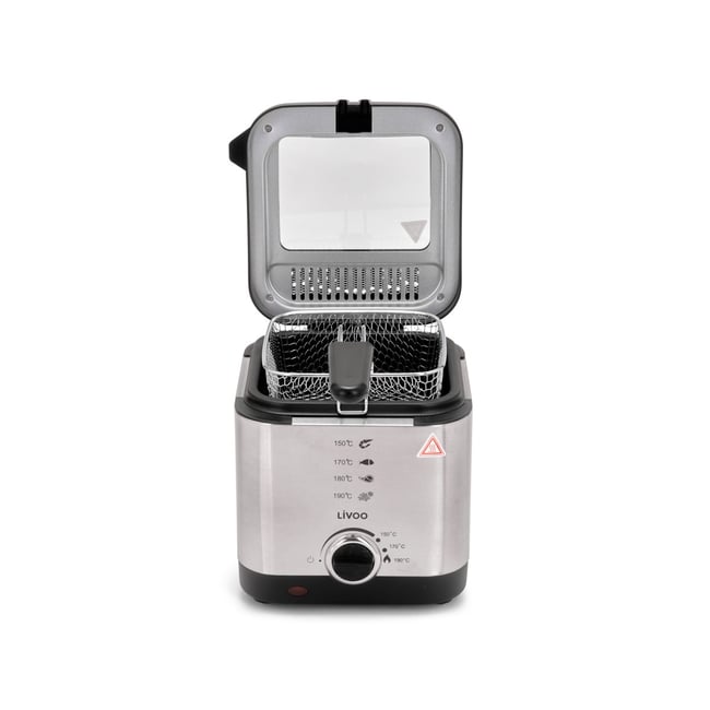 Friteuse 1,5 L gris <span itemprop=