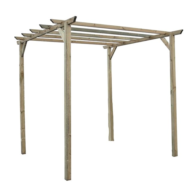Pergola en bois Cerise marron <span itemprop=